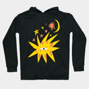 Star Moon Eye Hoodie